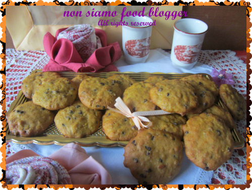 Biscotti morbidi zucca e cioccoalto