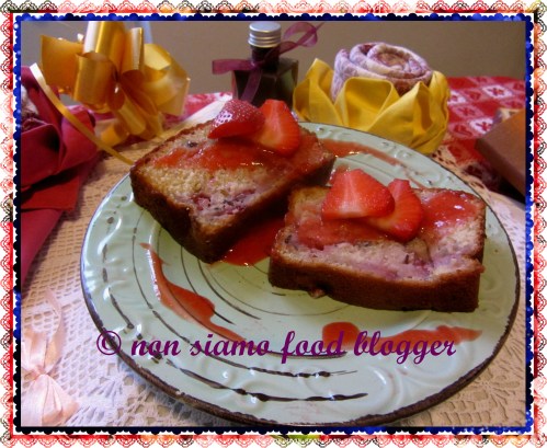 PlumcakeFragole e Yogurt Greco