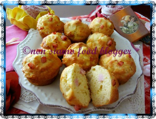 Muffin Salati Prosciutto e Formaggio