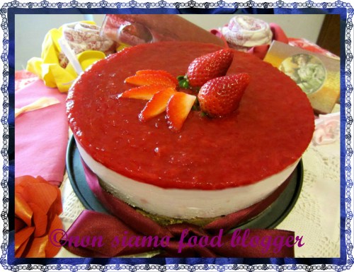 Torta Fredda Yogurt e Fragole