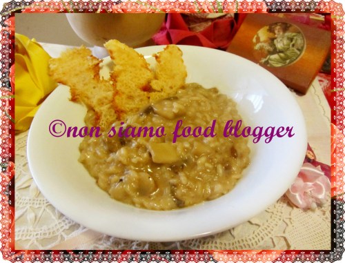 Risotto funghi e taleggio