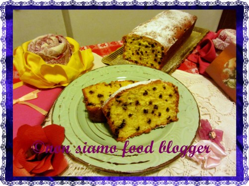 Plumcake Yogurt Greco e Gocce di Cioccolato