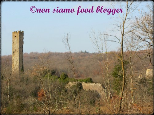 Torre Medievale e Paesaggio Invernale